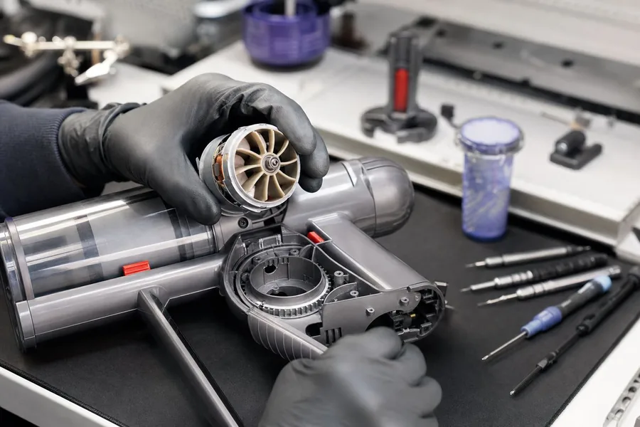 Замена блока двигателя: Dyson DC и CY